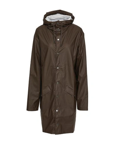 Shop Rains Full-length Jacket In Brown