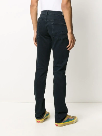 Shop 7 For All Mankind Ronnie Lux Performance Skinny Jeans In Blue