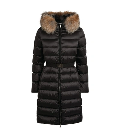 Shop Moncler Fox Fur-trim Tinuv Jacket