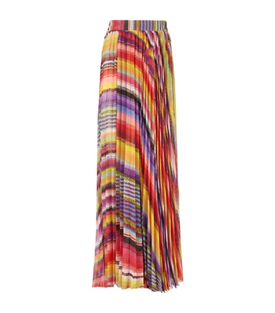 Shop Etro Pleated Maxi Skirt