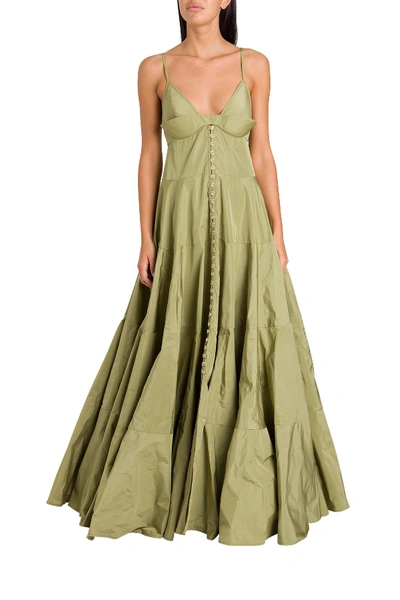 Shop Jacquemus Manosque Dress In Green