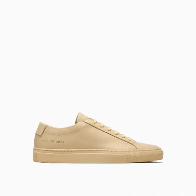Shop Common Projects Original Achilles Low Sneakers 3701 In Yellow