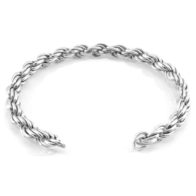 Shop Anchor & Crew Royal Sail Silver Chain Bangle