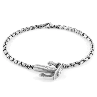 Shop Anchor & Crew Union Anchor Silver Chain Bracelet