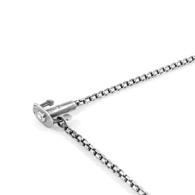 Anchor & Crew Union Anchor Silver Chain Bracelet In Chain