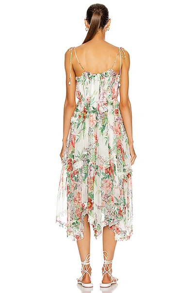 Shop Zimmermann Bellitude Dress In Ivory Floral