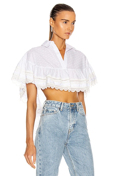 Shop Alexis Casimir Top In White