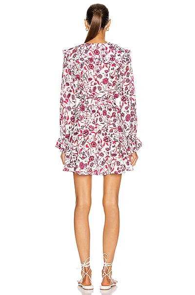 Shop Alexis Kosma Dress In Berry Floral