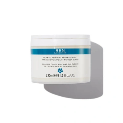 Shop Ren Clean Skincare Skincare Atlantic Kelp And Magnesium Salt Anti-fatigue Exfoliating Body Scrub 330ml