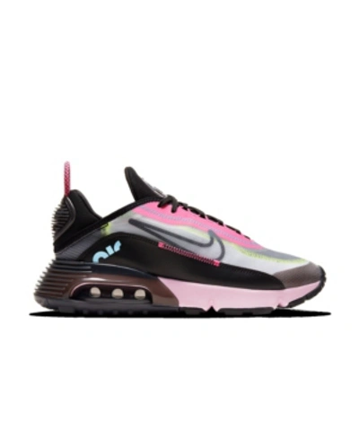 Shop Nike Women's Air Max 2090 Casual Sneakers From Finish Line In White, Black, Pink