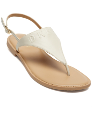 ivory thong sandals