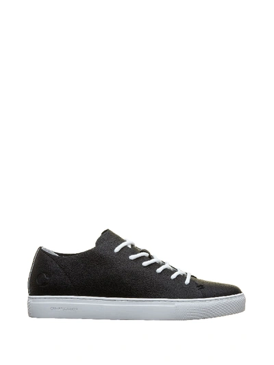 Shop Crime London Low Top Raw Sneakers In Nero