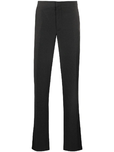 Shop Lanvin Straight-leg Tailored Trousers In Black