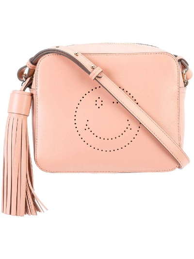 Shop Anya Hindmarch Pink Wink Crossbody Bag
