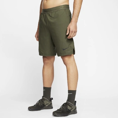 Shop Nike Pro Flex Vent Max Men's Shorts In Olive