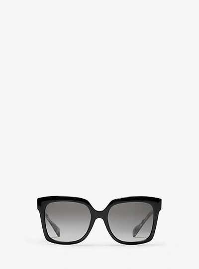 Shop Michael Kors Cortina Sunglasses In Black