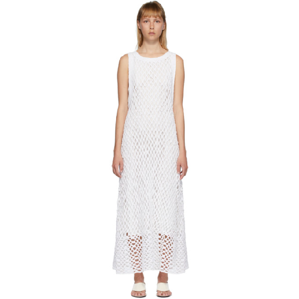 the row white gown