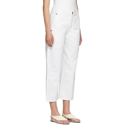 Shop The Row White Hester Jeans In Wht White