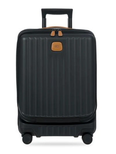 Shop Bric's Men's Capri 21-inch Spinner Expandable Luggage In Matte Black