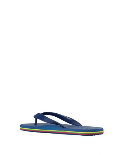 Shop Ps By Paul Smith Toe Strap Sandals In Dark Blue