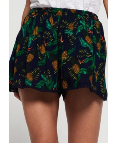 Shop Superdry Dylan Beach Shorts In Blue