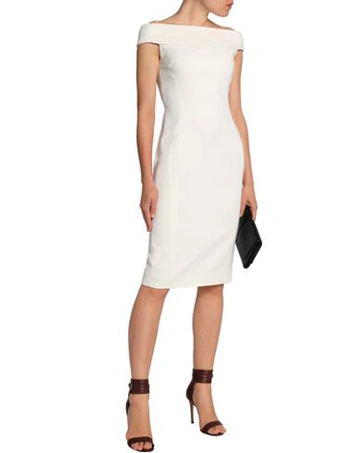 Shop Antonio Berardi Knee-length Dress In Ivory