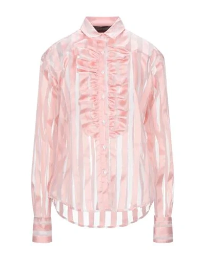Shop Christian Pellizzari Shirts In Pink