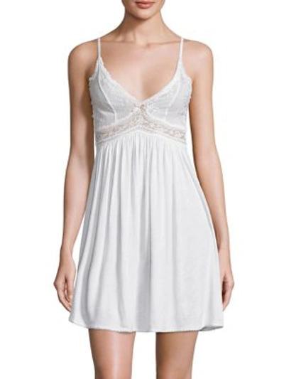 Shop Eberjey Women's Colette Chemise In White