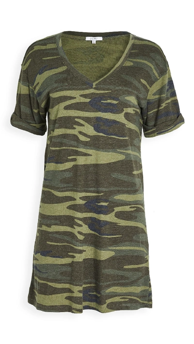 Shop Z Supply Alani Camo Dress In Camo Green