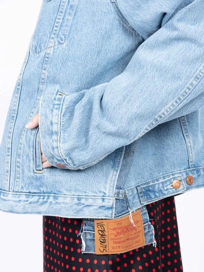 Shop Vetements X Levi's Overiszed Denim Jacket