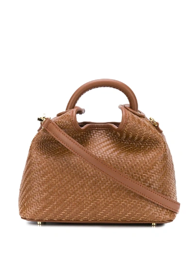 Shop Elleme Woven Tote In Brown