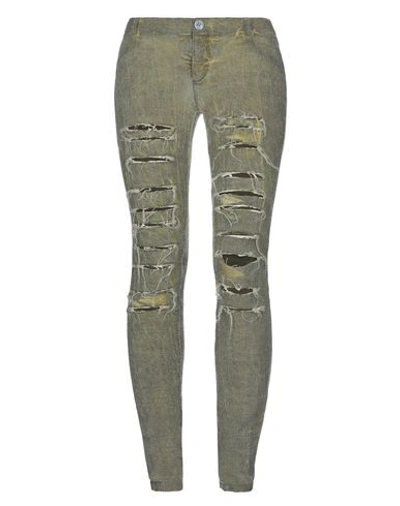 Shop 10sei0otto Casual Pants In Military Green