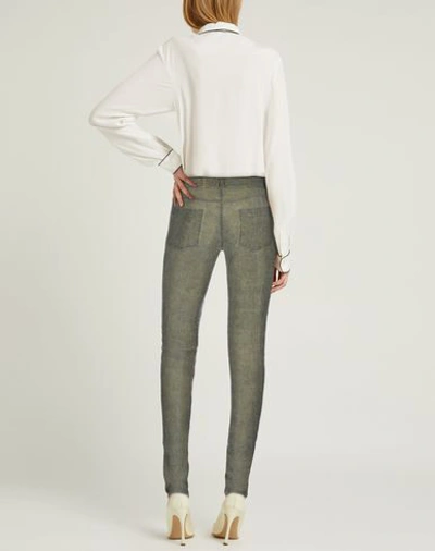 Shop 10sei0otto Casual Pants In Military Green