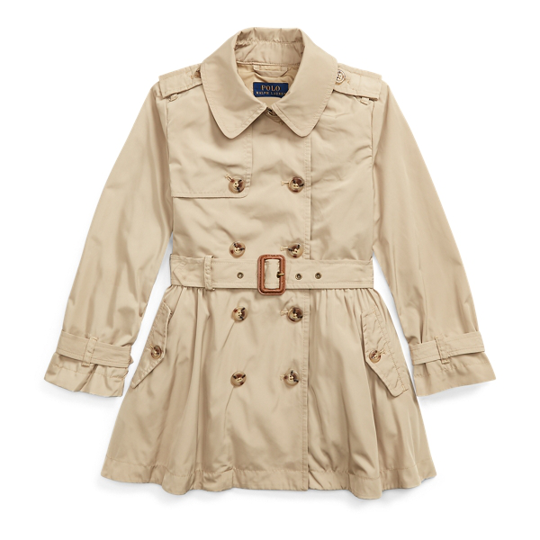 ralph lauren girls trench coat