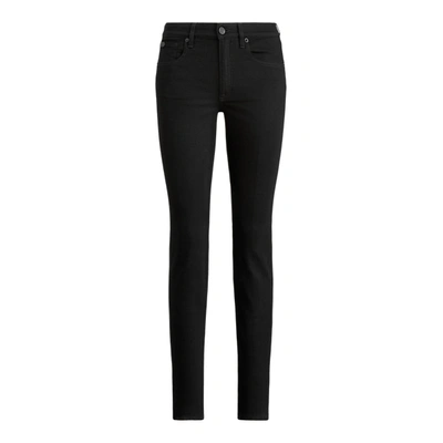 Shop Ralph Lauren 105 Super-slim Jean In Crisp Black