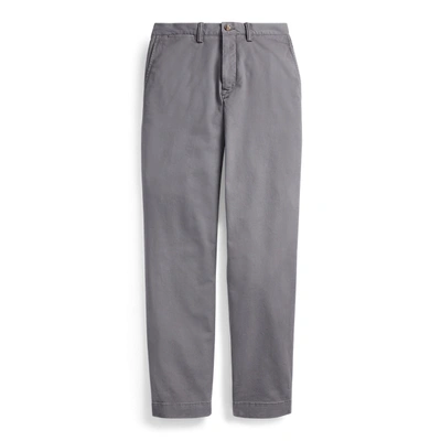 Shop Ralph Lauren Stretch Straight Fit Washed Chino Pant In Norfolk Grey
