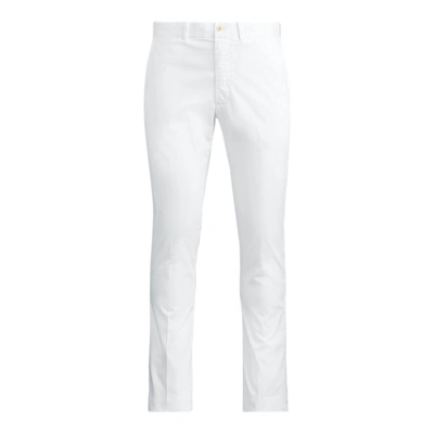 Shop Polo Ralph Lauren Slim Fit Performance Twill Pant In Pure White