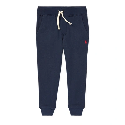 Shop Polo Ralph Lauren Fleece Jogger Pant In Cruise Navy