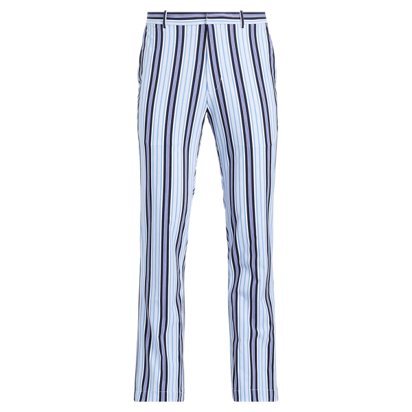 striped stretch pants