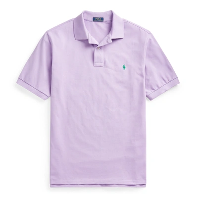 Shop Polo Ralph Lauren The Iconic Mesh Polo Shirt In English Lavender