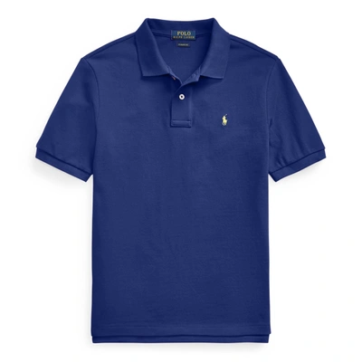 Shop Polo Ralph Lauren Cotton Mesh Polo Shirt In Fall Royal
