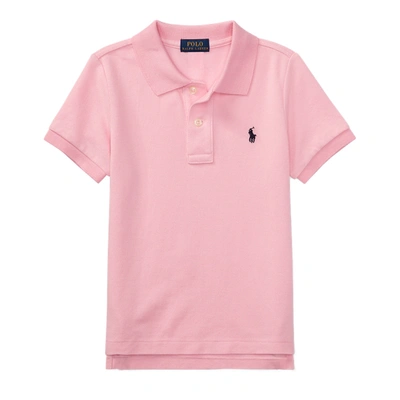 Shop Polo Ralph Lauren The Iconic Mesh Polo Shirt In Pink