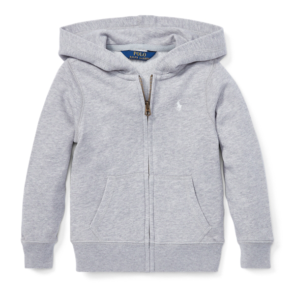 light grey polo hoodie