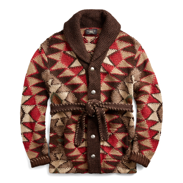 double rl cardigan