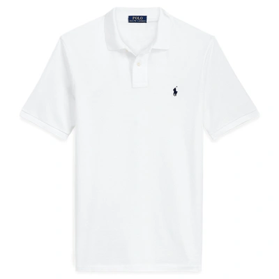 Shop Polo Ralph Lauren The Iconic Mesh Polo Shirt In White