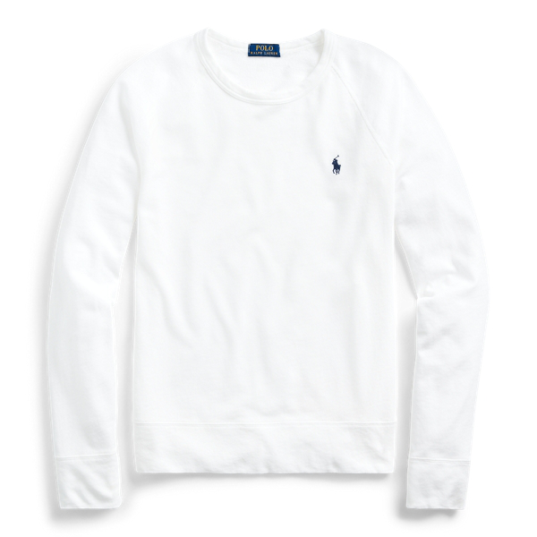 cotton spa terry sweatshirt