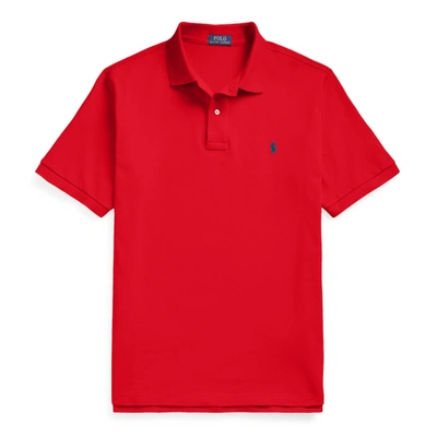 Shop Polo Ralph Lauren The Iconic Mesh Polo Shirt In Rl2000 Red