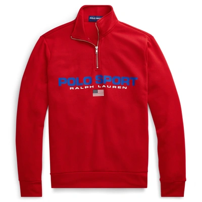 Shop Polo Ralph Lauren Polo Sport Fleece Sweatshirt In Red