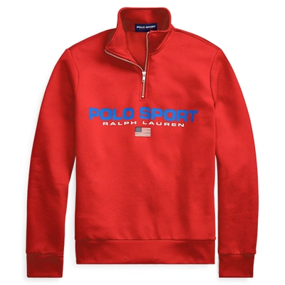 Shop Ralph Lauren Polo Sport Fleece Sweatshirt In Rl 2000 Red