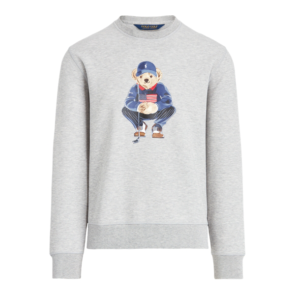 Polo Ralph Lauren Golf Bear Sweatshirt In Lt Grey Heather | ModeSens